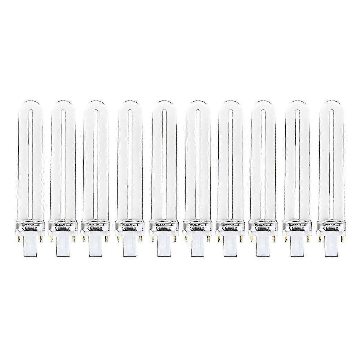 9 واط 365 نانومتر مسمار الأشعة فوق البنفسجية آلة مصباح لمبة أنبوب 10 قطعة