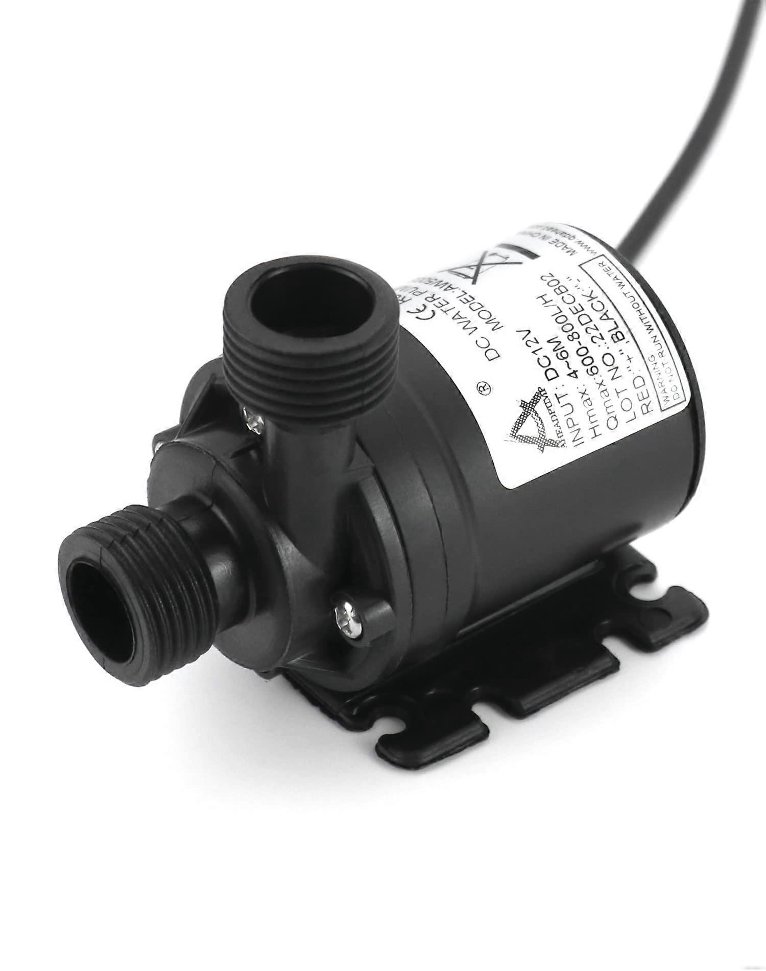 QWORK DC 12 V Water Pump 800 L/H 5 m Brushless DC Pool Fountain Pump For Sun Circulation System