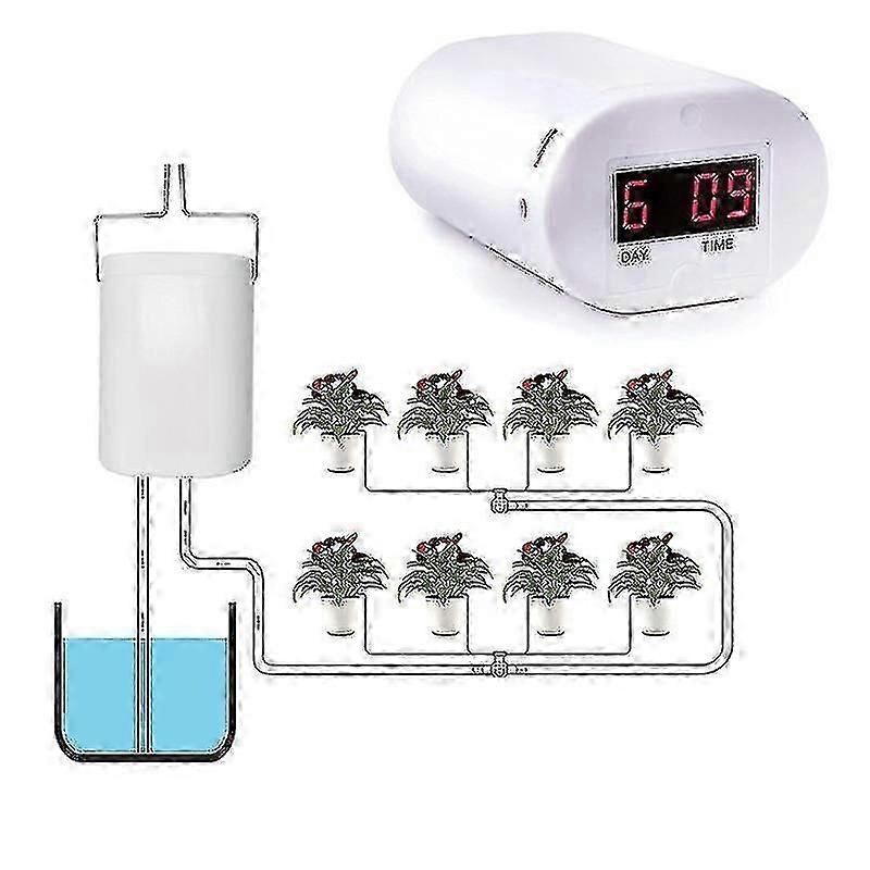 Head Automatic Watering Pump Controller Flowers Plants Home Drip Sprinkler Irrigation Device Pump Timer System Garden Tool Tw