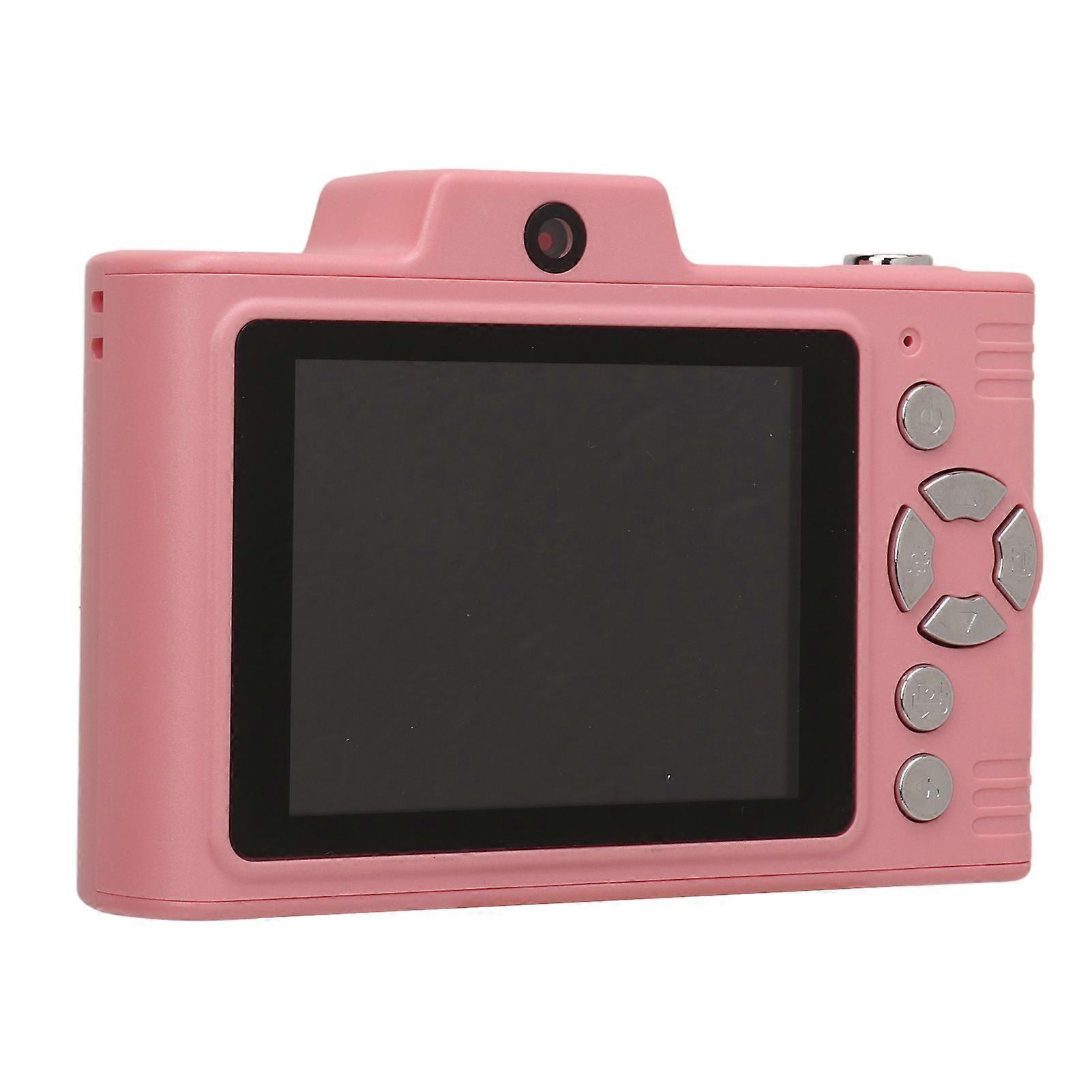 48MP HD Kids Digital Camera with 2.8" IPS Screen Pink