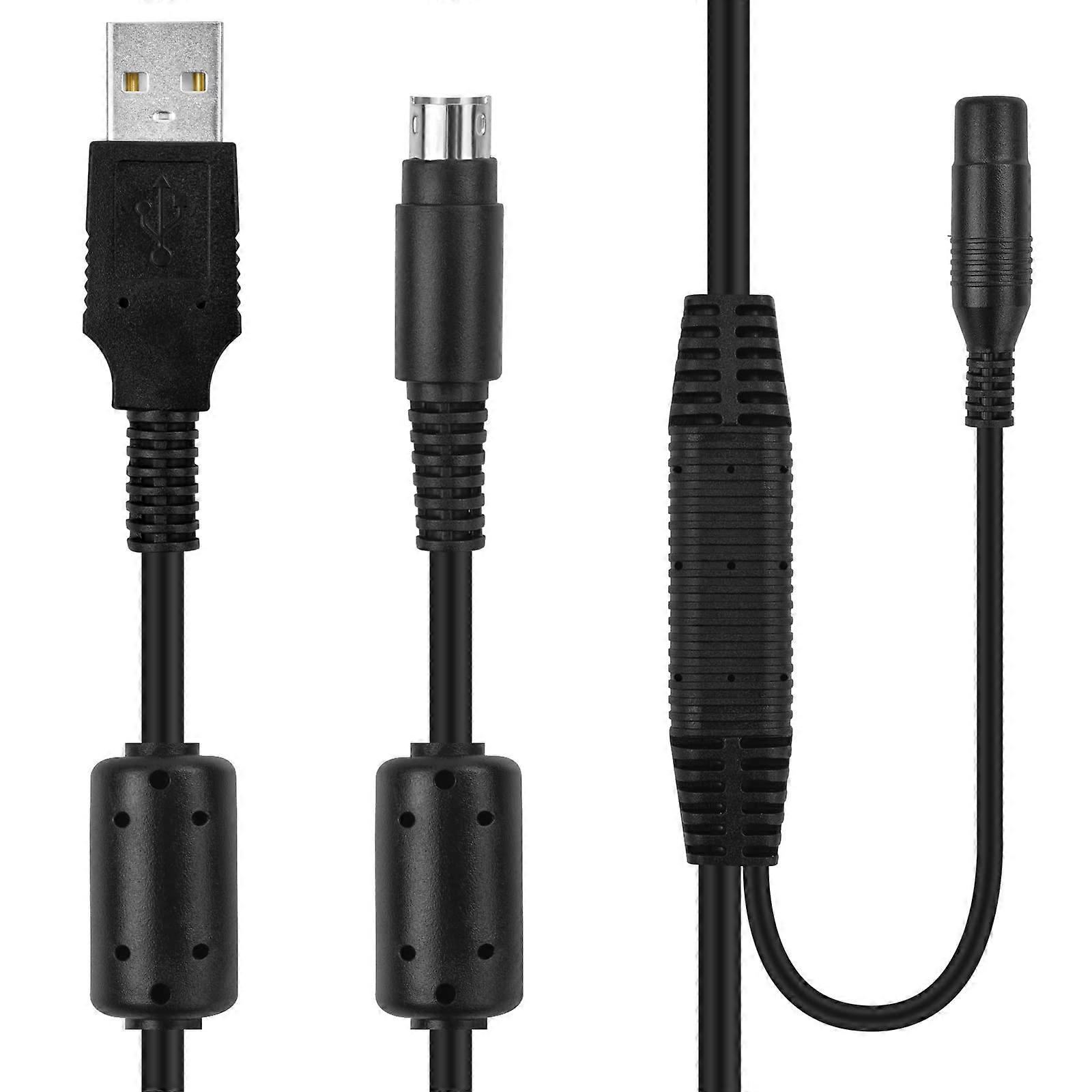 Replacement USB Webcam Power Cable Data Cord Compatible with Logitech CC2900e CC3500e 2900ep 3000e/ PTZ Pro Webcam Power Cable Data Cable, 10FT