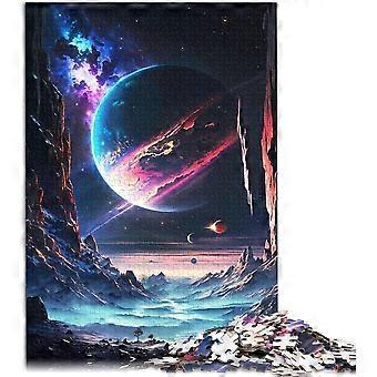 Quebra-cabeças Space Saturn Valley Quebra-cabeças para Adultos 1000 peças Quebra-cabeças de papelão para adultos Jogo Desafiador para Família Estilo de presentes 13
