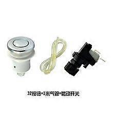 1 Set Stainless Steel Pneumatic Air Pressure Switch for Bathtub and Garbage Disposal Push Button Switch Enhances Convenience and Stability