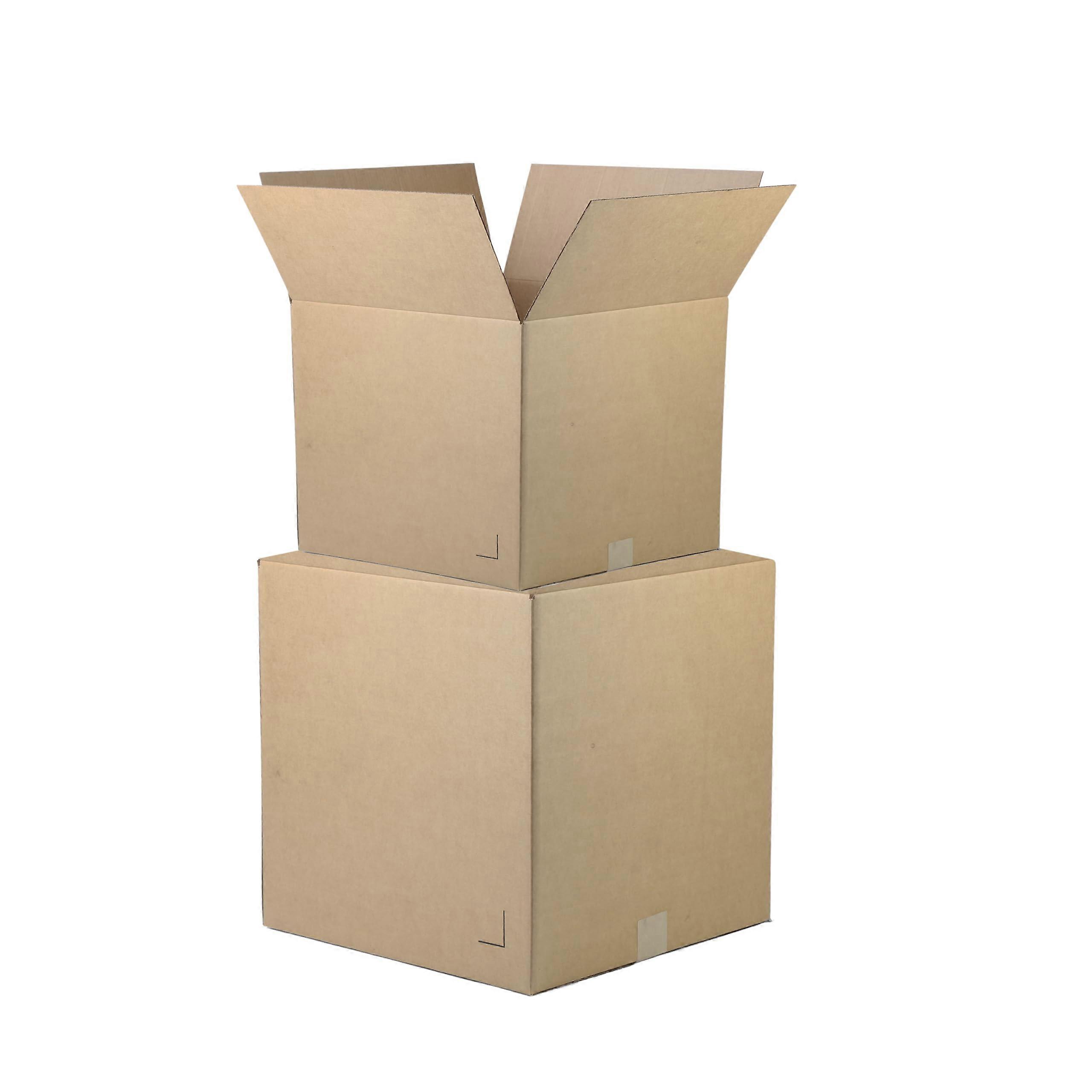 9'x9'x4' Brown/Kraft Corrugated Cardboard Shipping Boxes 25Pack Mailing, Packing, Moving