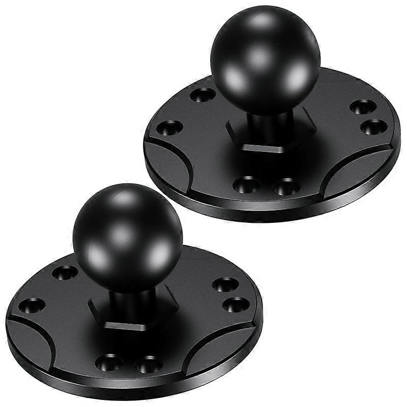 1Inch Ball Mount Base with Aluminum Alloy AMPS Hole Round Plate