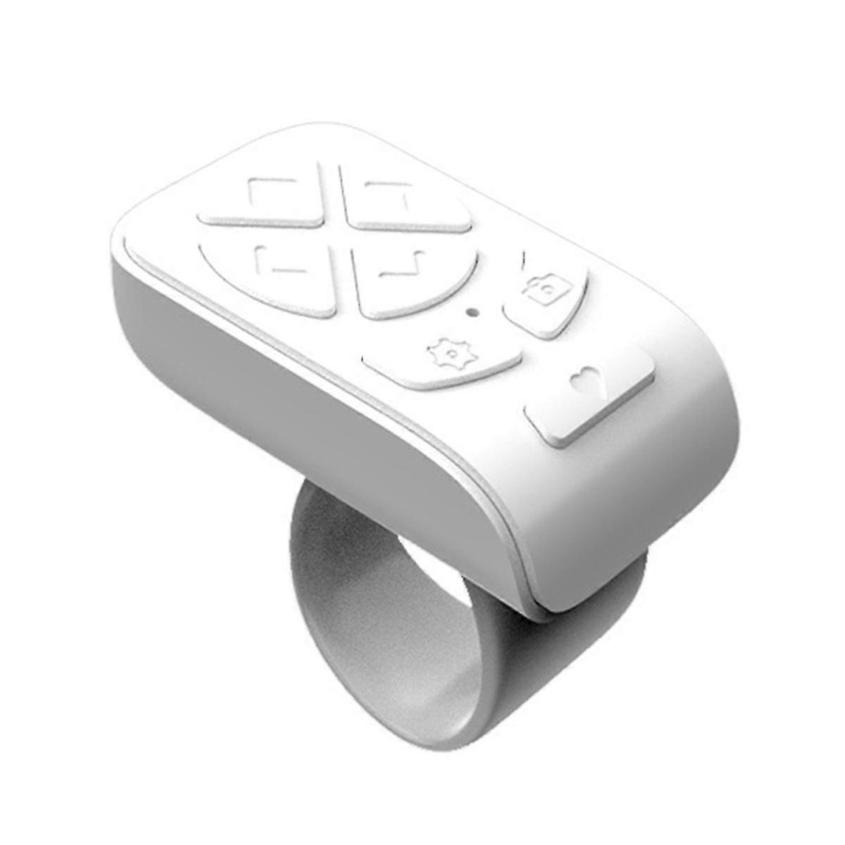Rolling Ring Wireless Bluetooth Remote Control Fingertip Remote Control Ring Page Turner for Phones