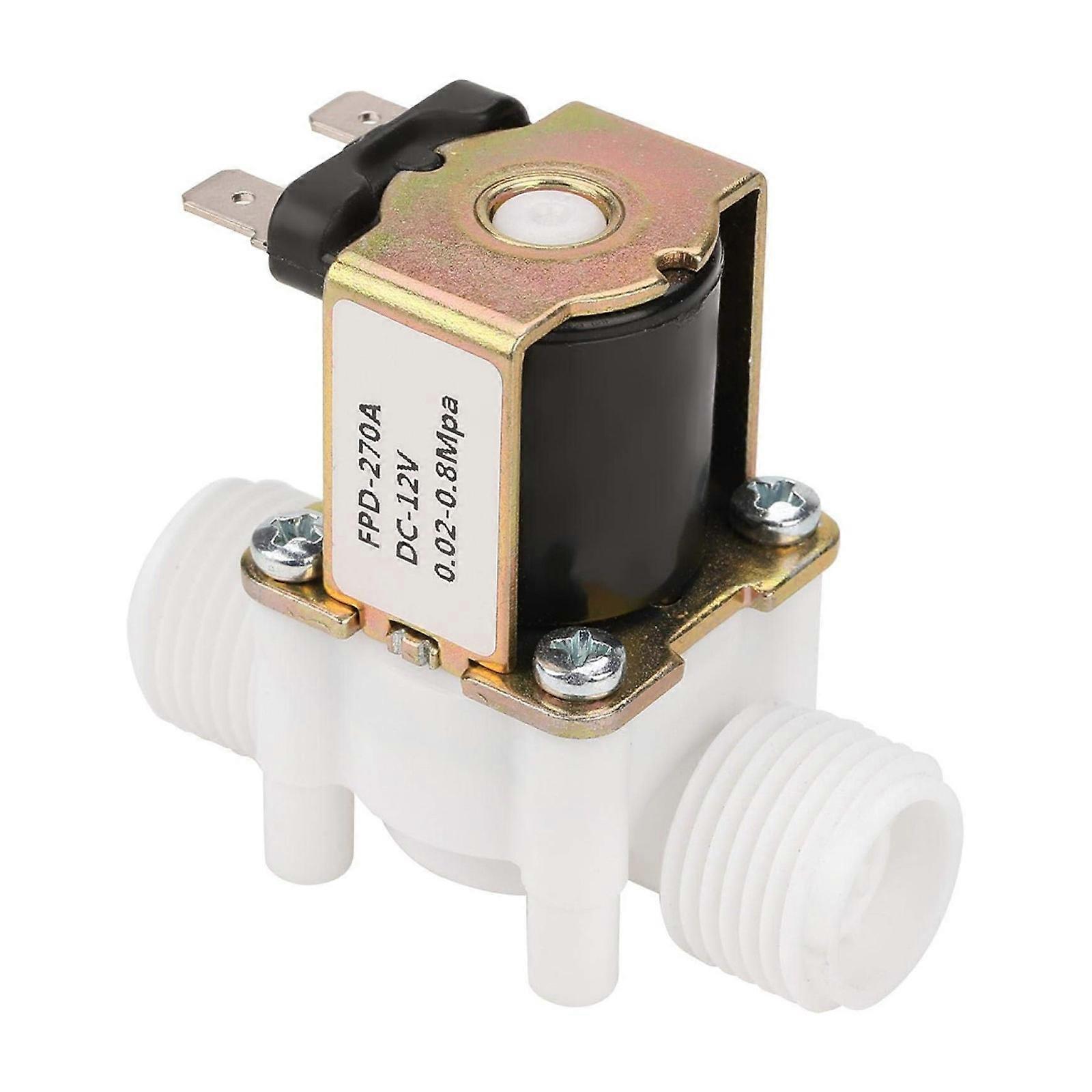 Set of 2 Water Inlet Valves Quick Installation Laundry Valves for Automatic Washing Machines Intelligent Water Saving