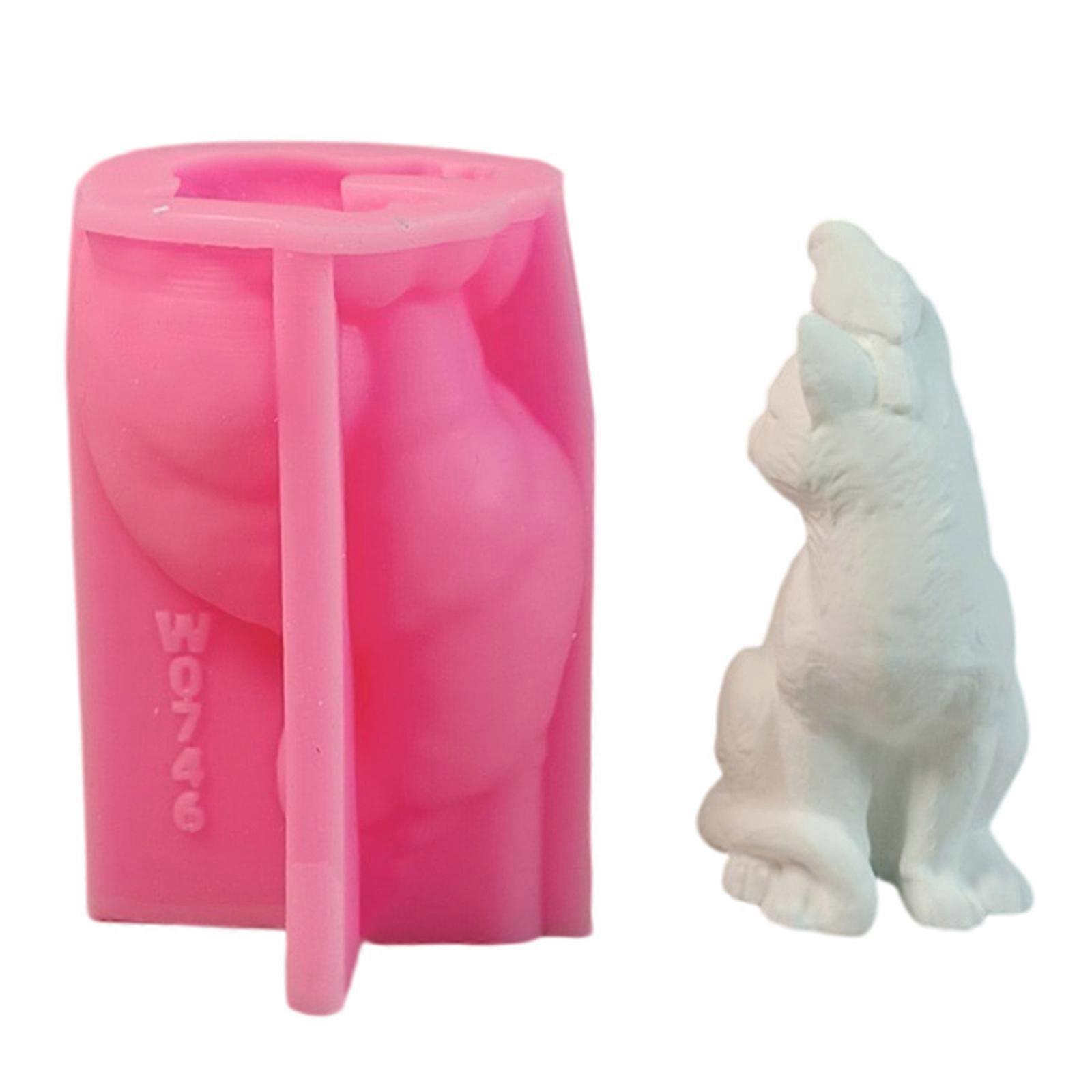 3D القطط الطيور قوالب سيليكون قوالب راتنجات الايبوكسي لصابون الشموع صنع قالب سيليكون أقراص سكرية لحلوى الشوكولاته