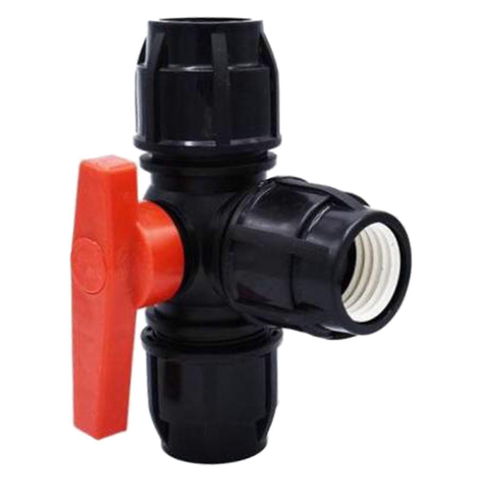 Pe Type Quick Connect Three Way Valve