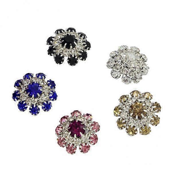 2x crystal Rhinestone Buttons Embellishments for Craft