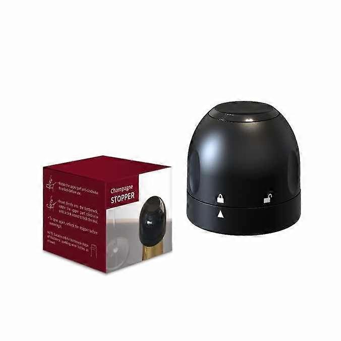 Champagne / Wine Cork - Vacuum Seal - Black Stopper