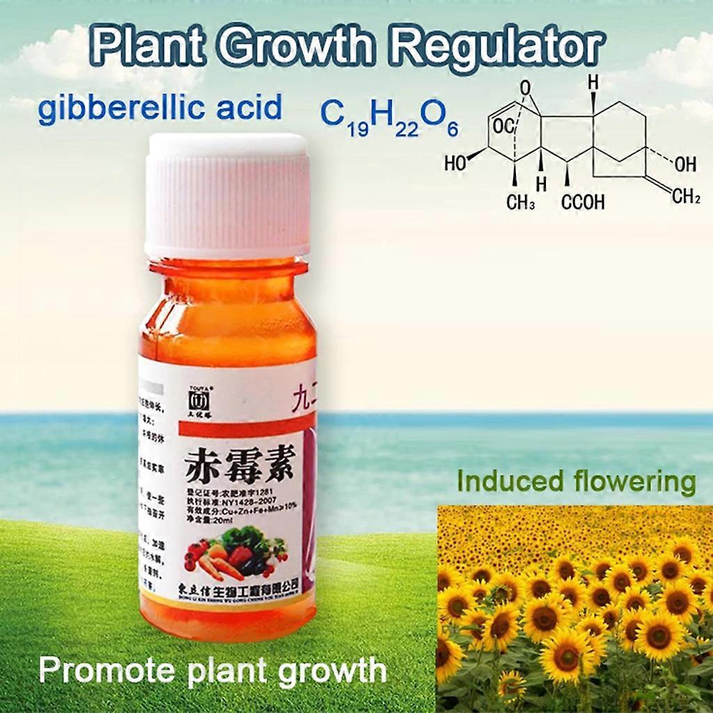 Κηπουρός εργαλείο κηπουρικής 20ml Gibberellic όξινο υγρό για το φυτό που καλλιεργεί το αγρόκτημα κήπων 920 πολύχρωμο προώθησης ανάπτυξης λιπασμάτων φυτών πολύχρωμο