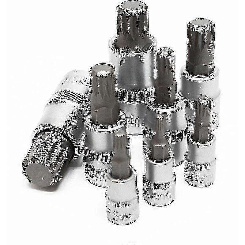 Multi-toothed Xzn Socket Set 8 Pieces M4 - M16