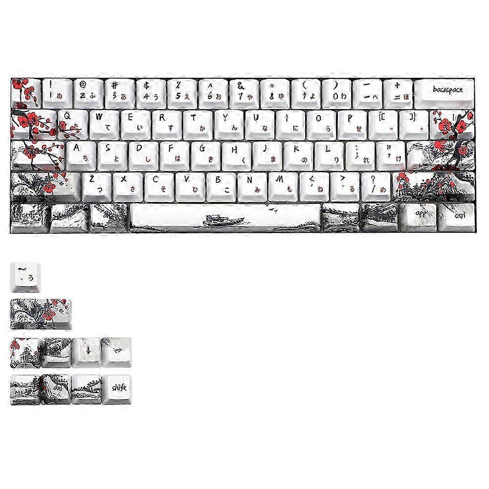 71-Key Dye-Sub Keycap Set for GH60 RK61 ALT61 GK61 GK64 Dz60
