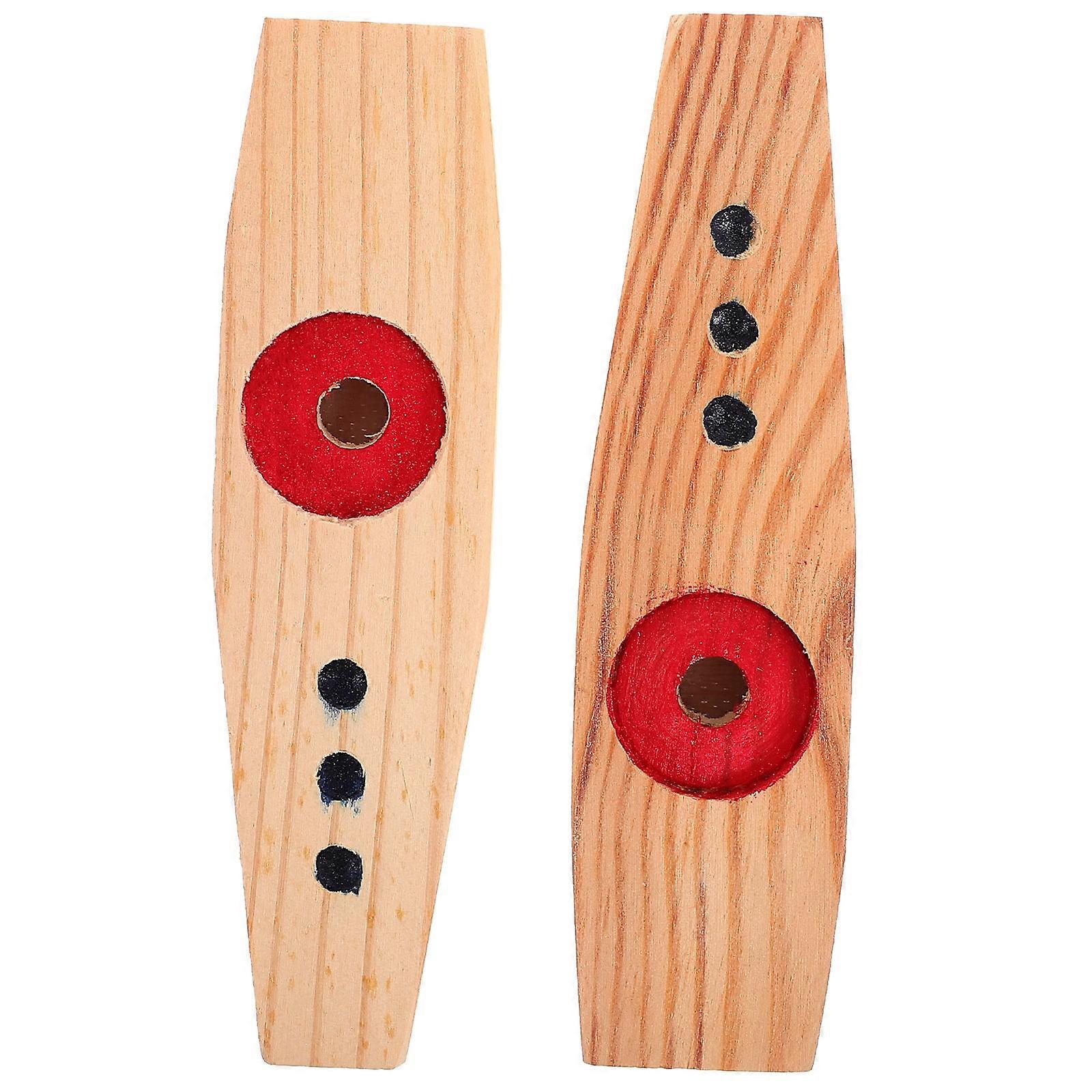 Durable Wooden Kazoo for Practice, Supports Musical Development