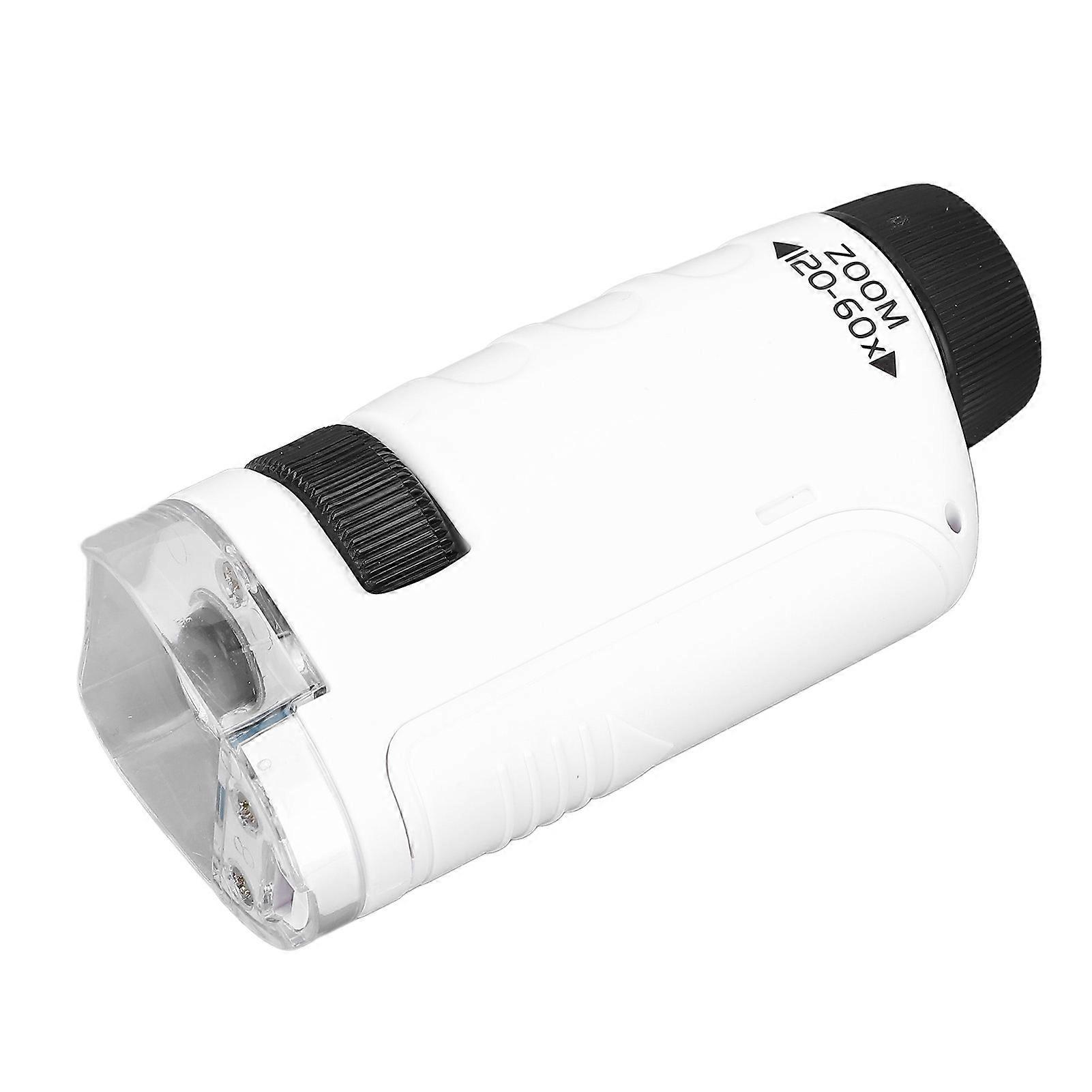 60X to 120X Portable Microscope HD Optical Lens Handheld Pocket Microscope for Daily Observation 