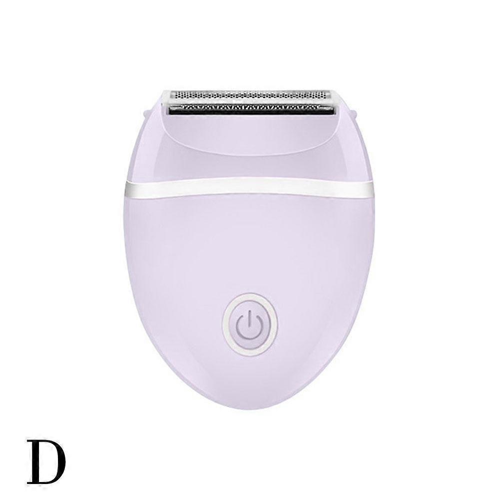 Purple (D) $ Women's razor head washable shaver electric dry battery type painless multifunctional shaver