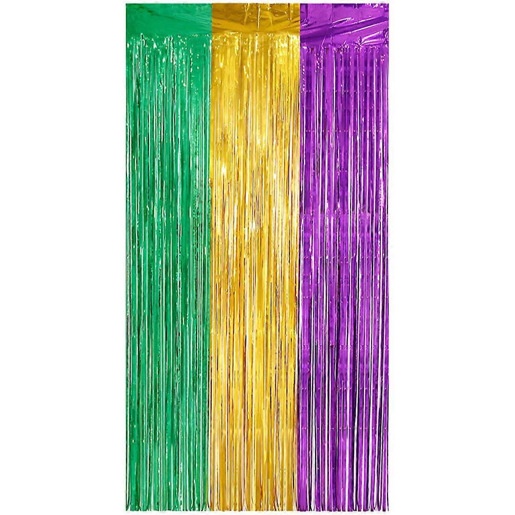 Background Wall Decoration Fringe Curtains for Party 1Set Lightweight Pet