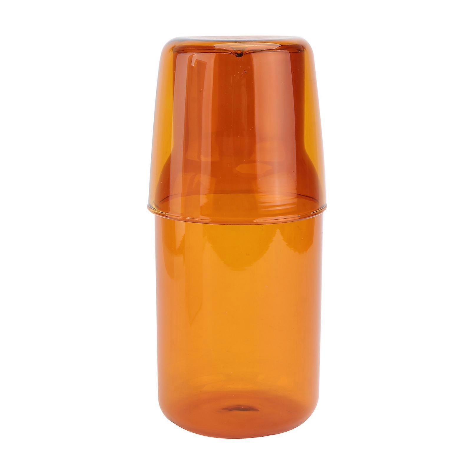 Glass Cup & Transparent Kettle Set High Borosilicate Water Bottle for Home, Office, and Hotel Use, Ideal for Cold Beverages