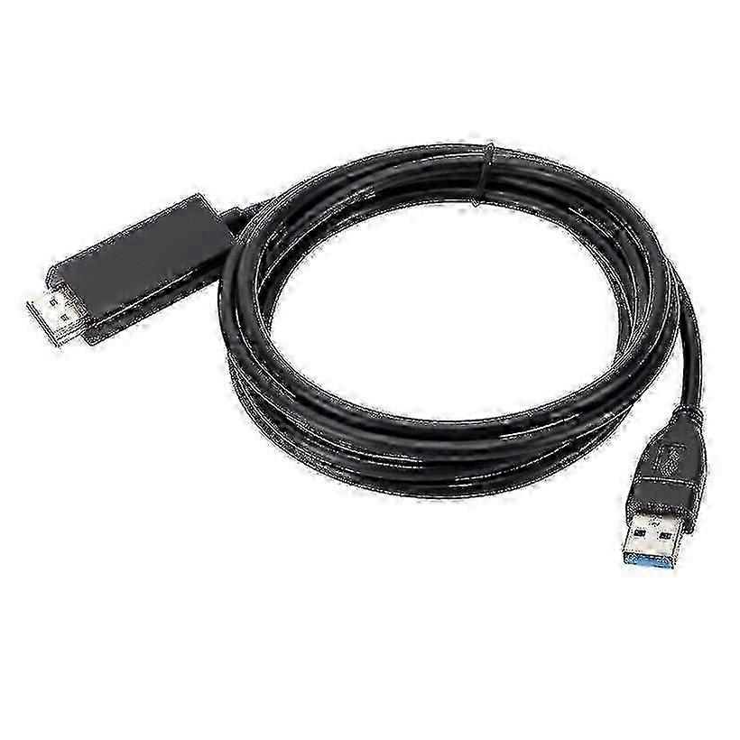 Adaptérový kabel USB-HDMI, 1,8 m, USB 2.0 typ A (samec) na HDMI (samec)