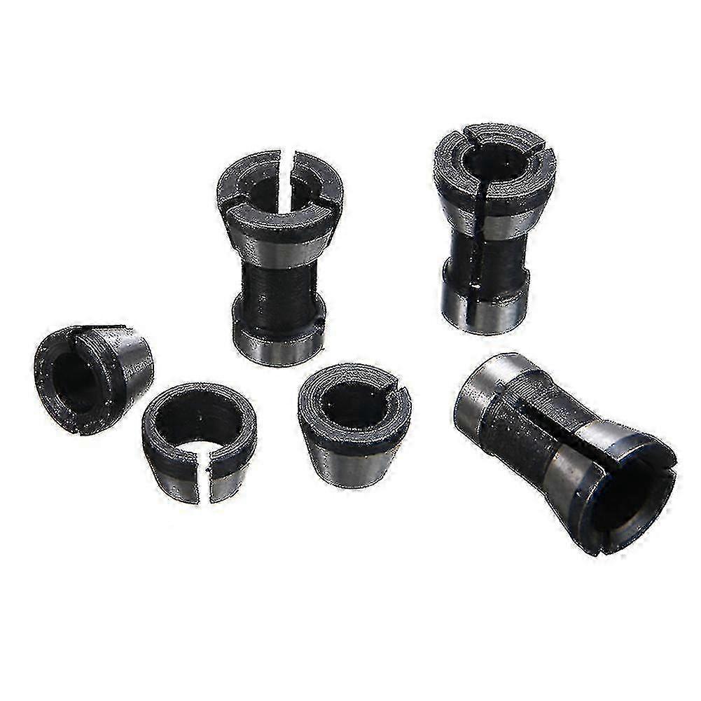 8pcs High Precision Collet Set for Engraving Router Machine (6mm/6.35mm/8mm)