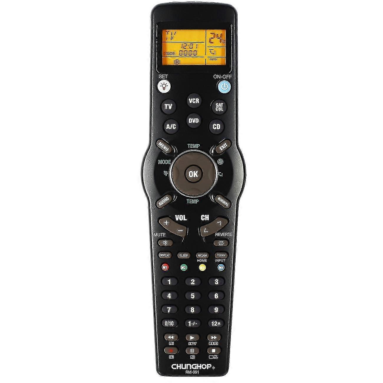 Rm991 Smart Universal Remote Control Multifunctional Learning Remote Control For Tv/,dvd Cd,vcr,sa