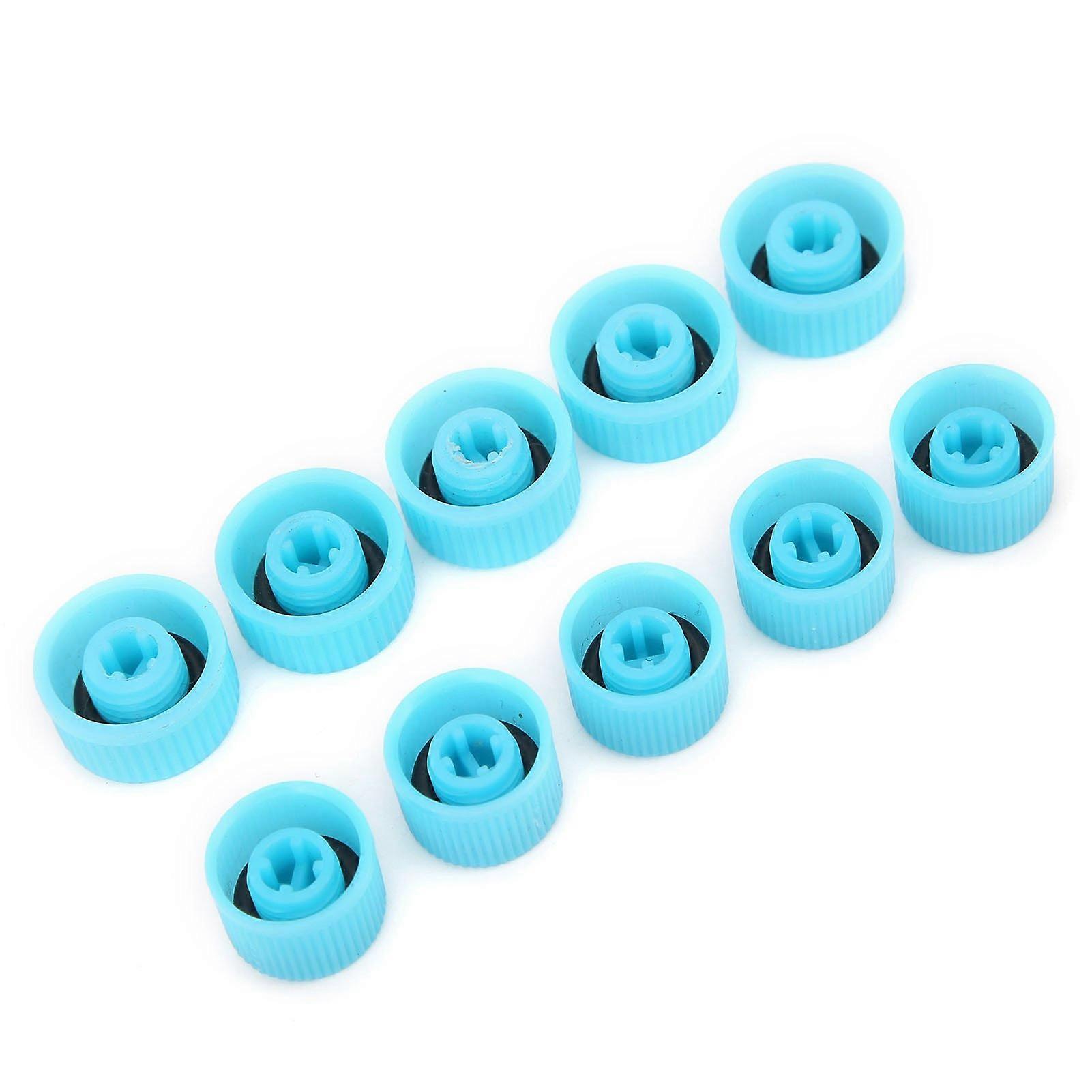 10pcs מיזוג אוויר מכסה יציאת קירור w / טבעת אטם שירות מיזוג אוויר גבוה / נמוך צד כיסוי אבק