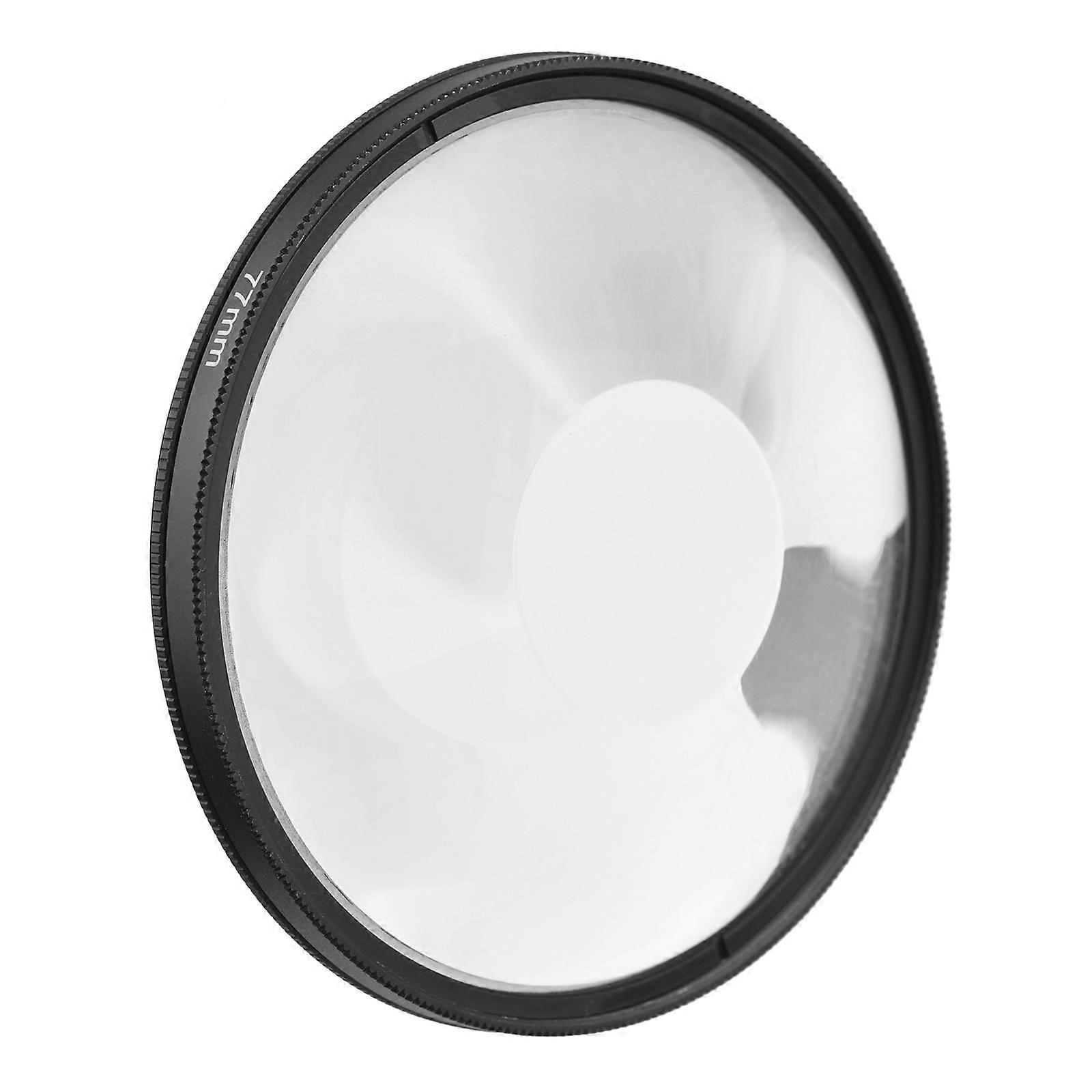77mm Whirlpool Glass Prism Kaleidoscope Lens Filter Optical Glass Lens Filter Professional Photography Accessory for DSLR Camera