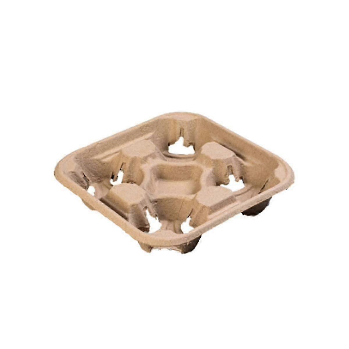 25pcs 4-cup Drink Carriers New & Improved - Biodegradable, Premium -friendly Drink Carriers In Bulk