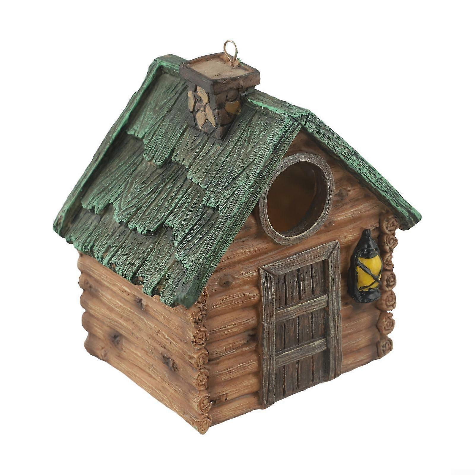 Hygienic Design Open Concept Resin Birdhouse for Easy Cleaning and Maintenance in Gardens, Durable and Stylish