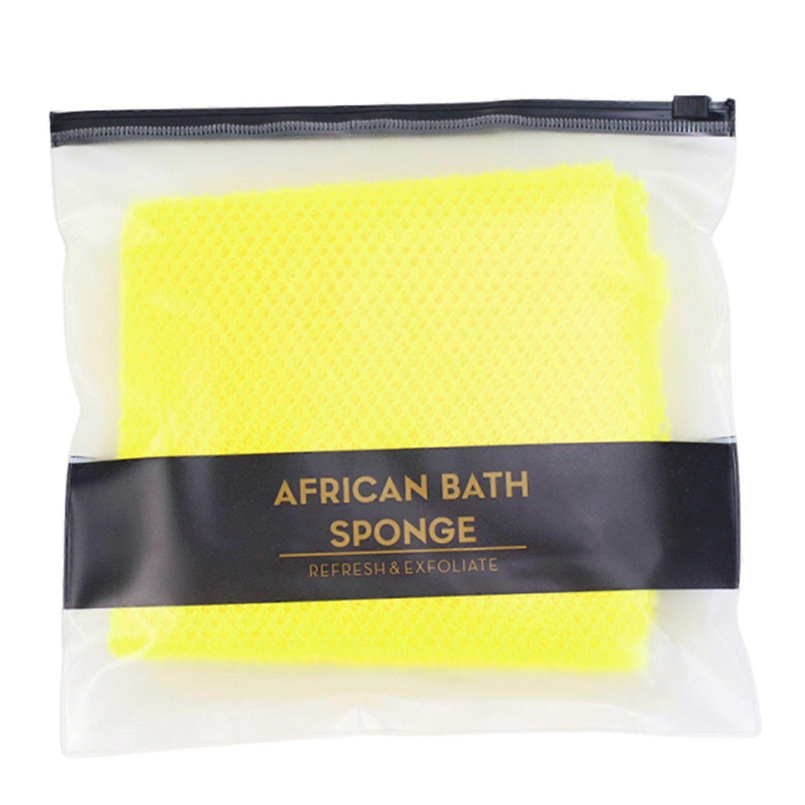 Exfoliating Africa Net Bath Sponge Scrubber for Men Women Soft Quick Dry Reusable Shower Body Towel