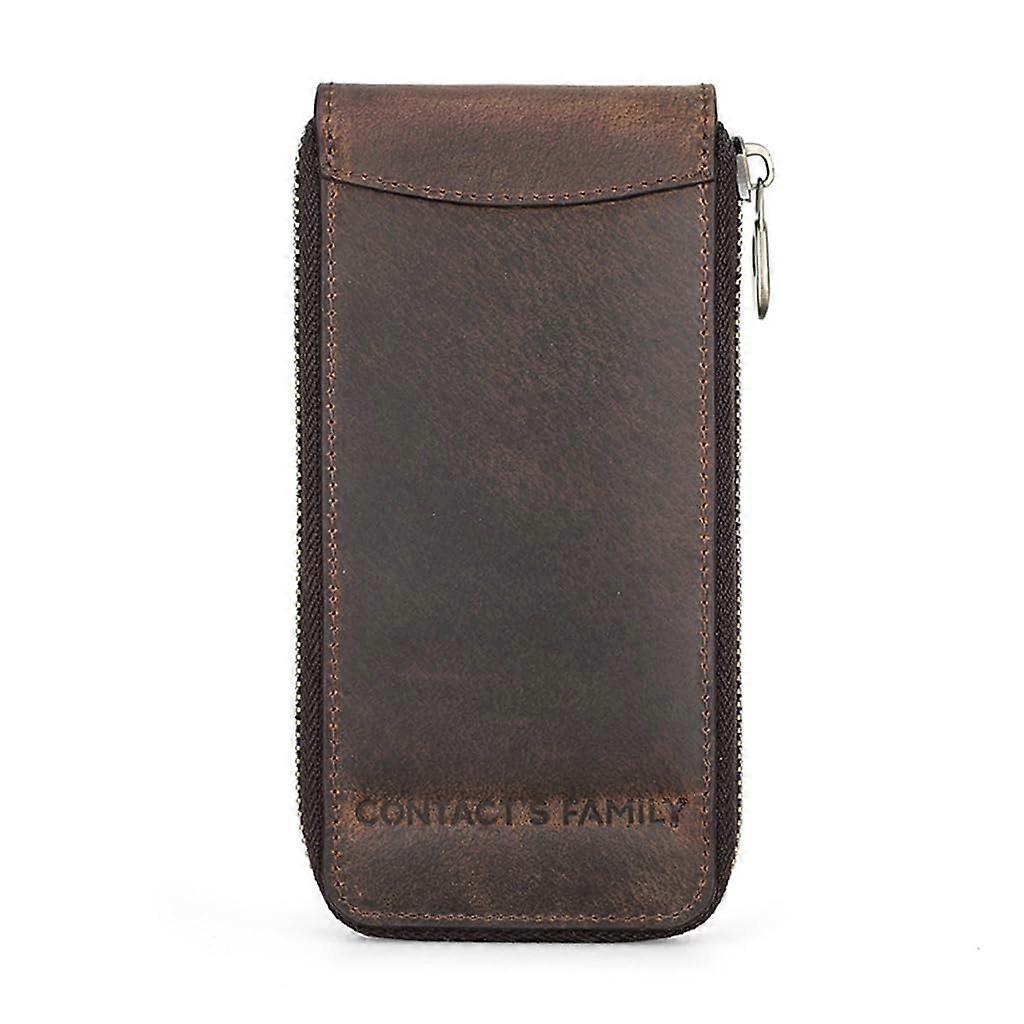 Fashionable watch holder, portable, for travel, practical storage box with zipper, for one watch