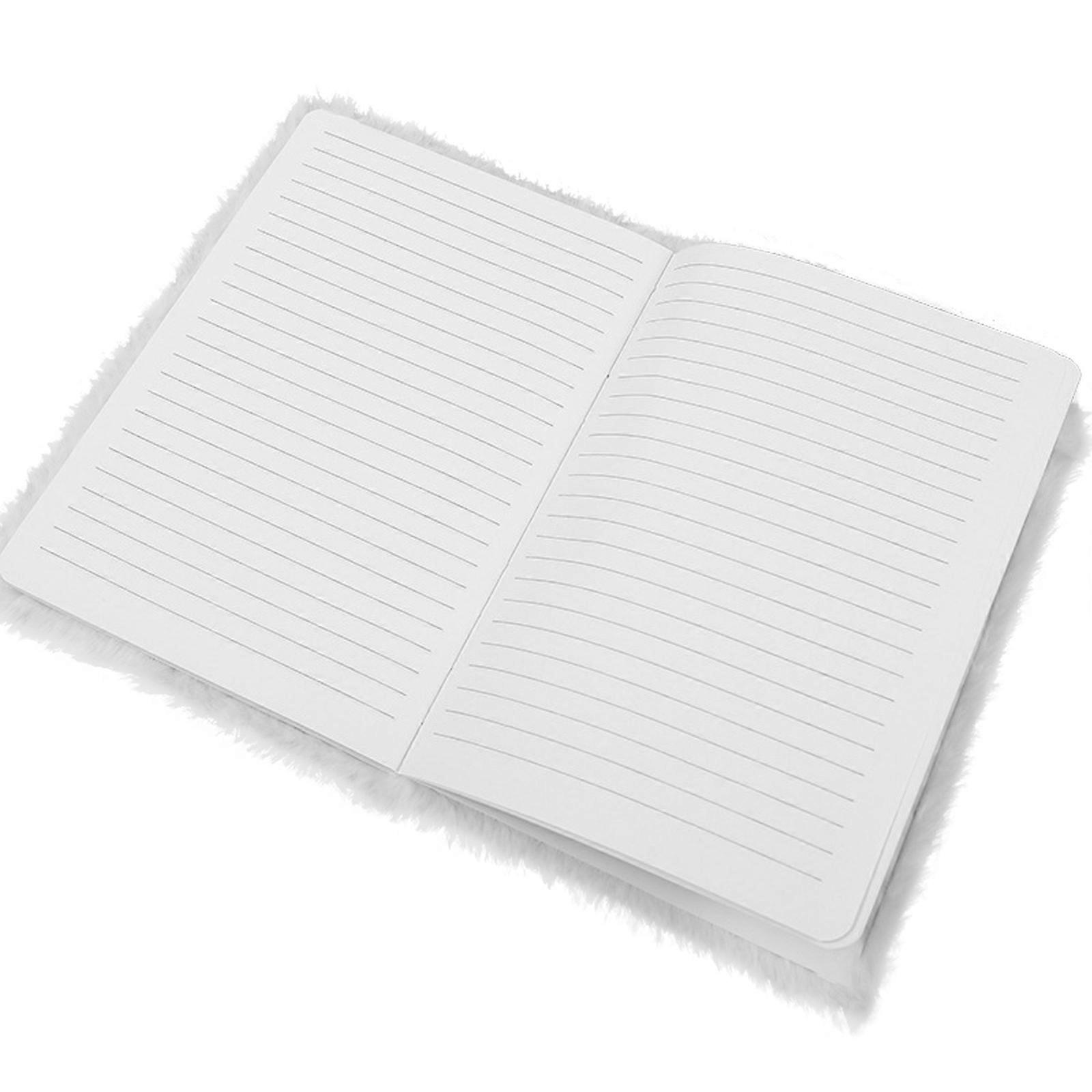 It looks like you're describing a product listing for a **Fluffy Cartoon Cat Notebook**! To make this more polished and appealing for a product title