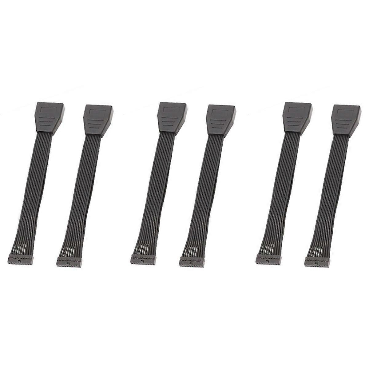 2Pcs Mini USB 3.0 19/20Pin Internal Extension Adapter Cable 15Cm