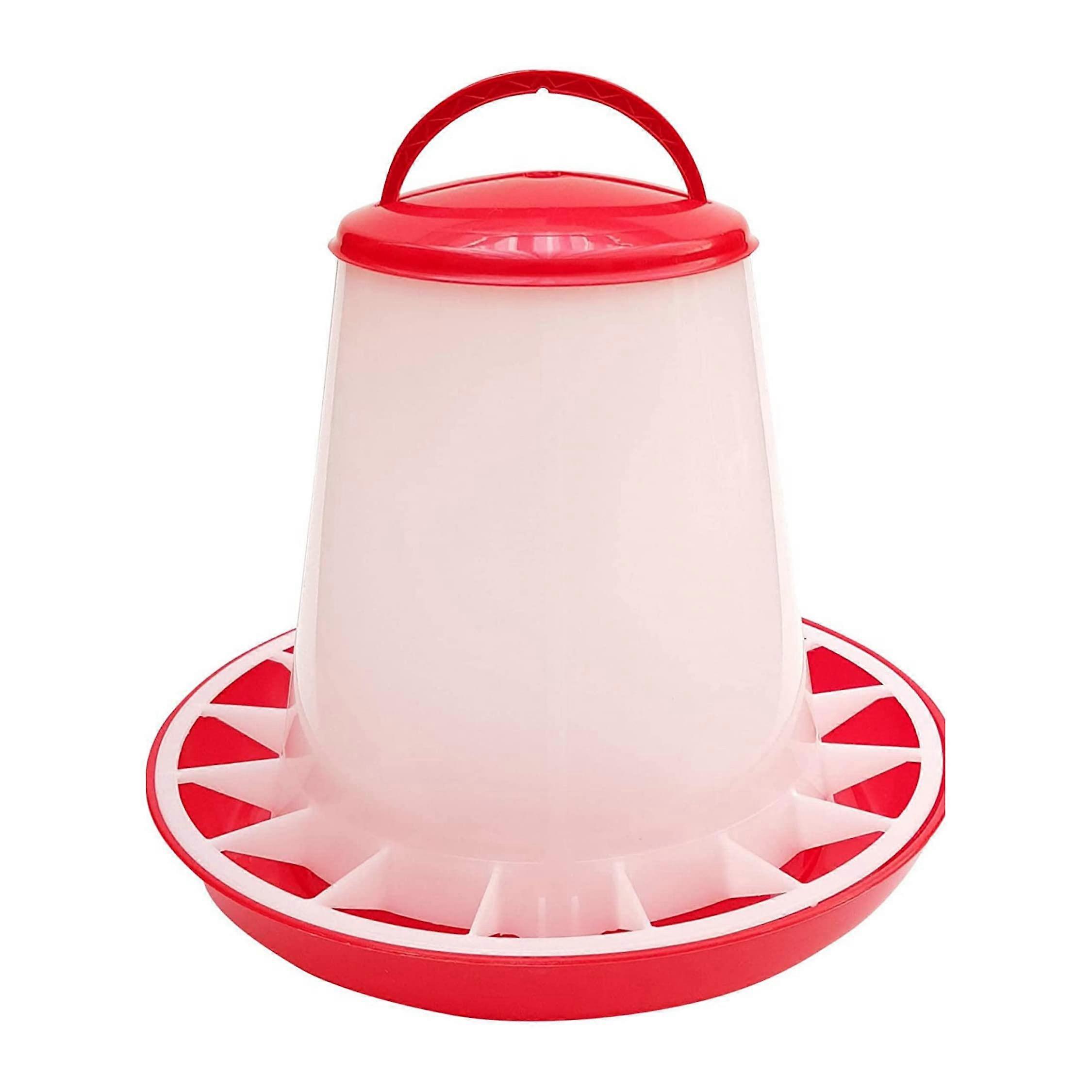 Automatic Chicken Feeder 6 kg with Secure Bayonet Closure Poultry Feeder for Chicks