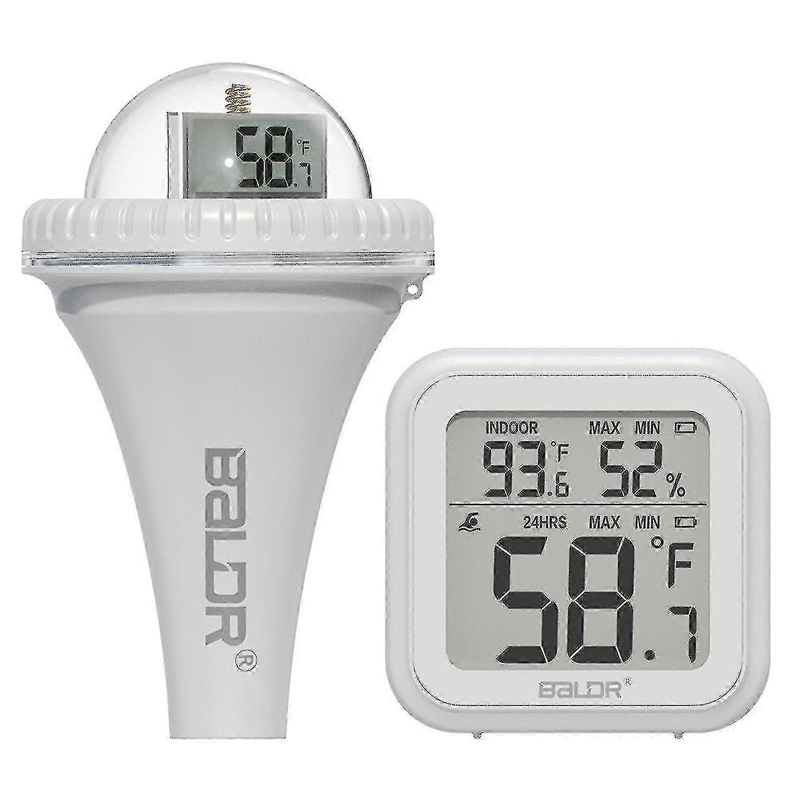 Baldr Pool Termometer Trådlös Pool Termometer Flytande Pool Termometer För Pool Badtunnor Damm Test Termometrar dm.22-XinHan