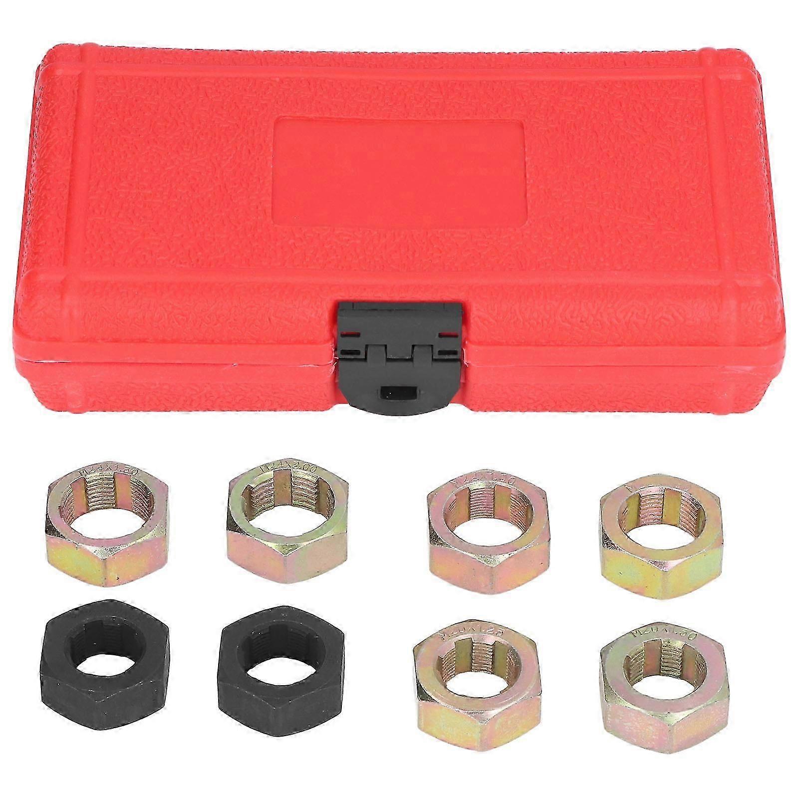 Axle Spindle Rethreading Tool Set Multiple Specification Thread Repairing Cleaning Tools