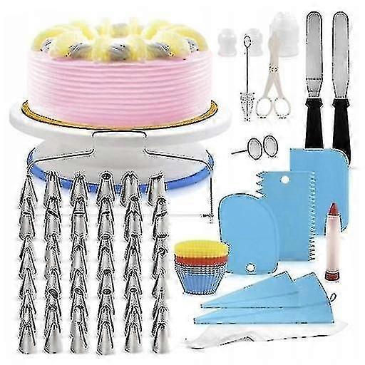 106pcs Cake Turntable Set Multi-functional Decorating Kit Suitable for Various Brands and Styles