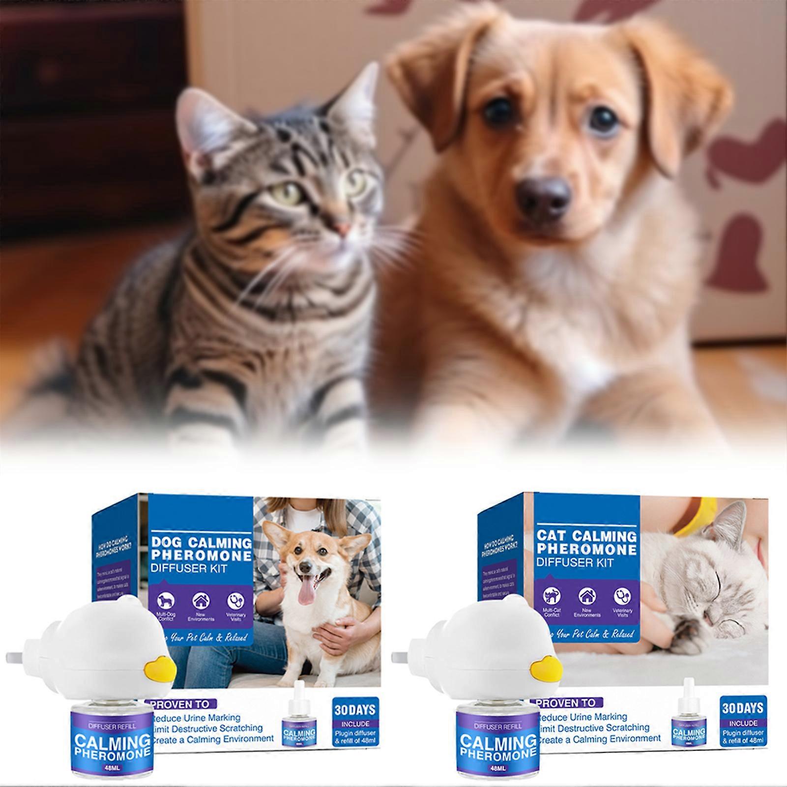 Picture of Cat Calming Pheromones Help Anxiety, Cute Shape Felines Pheromone ...