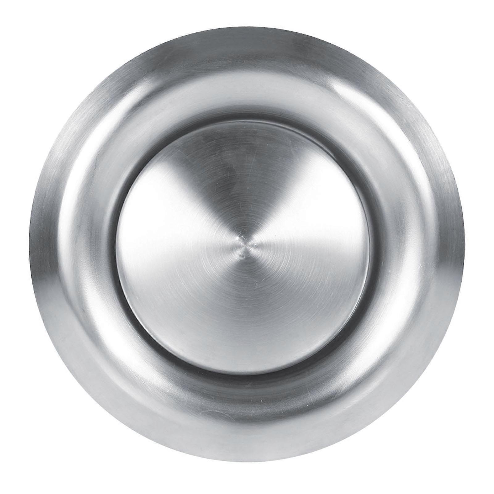 Adjustable round stainless steel ventilation grille for wall and ceiling (100 mm)