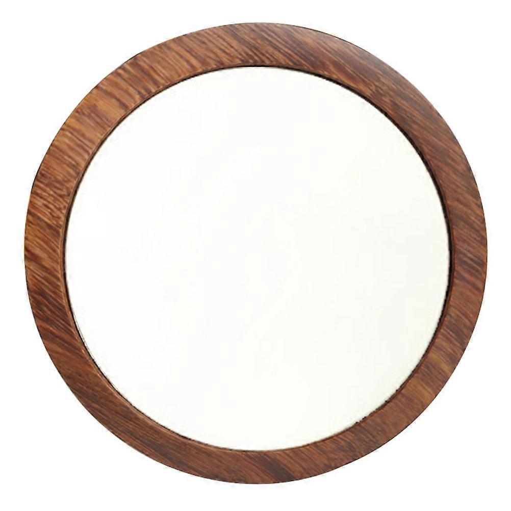 Light Brown One Side Synthetic Material Mirror for Daily Use Portable and Compact 3.5 x 3.5 inches