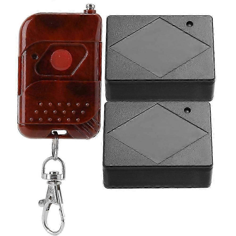 Wireless Remote Control Switch Receiver Kit - 1 Remote, 2 Receivers, High Sensitivity