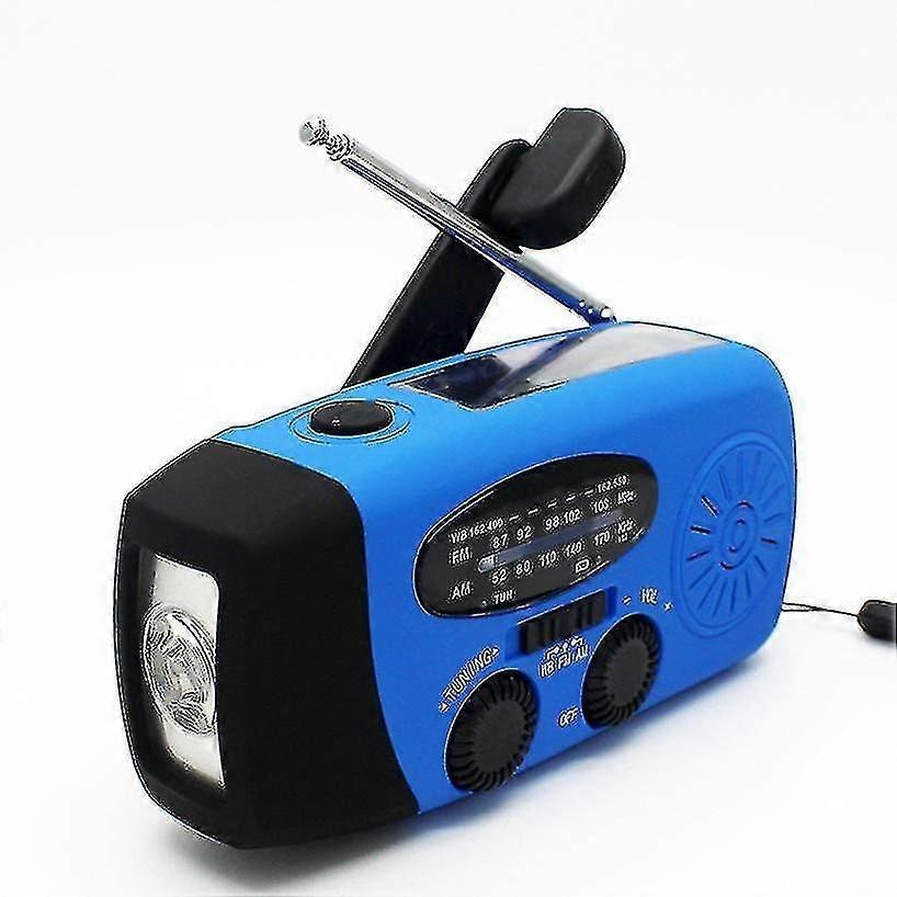 Emergency Radio Multifunctional Hand Crank Rechargeable Solar