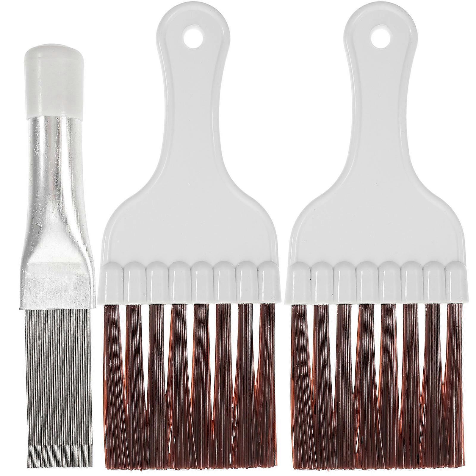 3pcs/Set Radiator Cleaning Stainless Steel Fin Combs Cleaning Tools