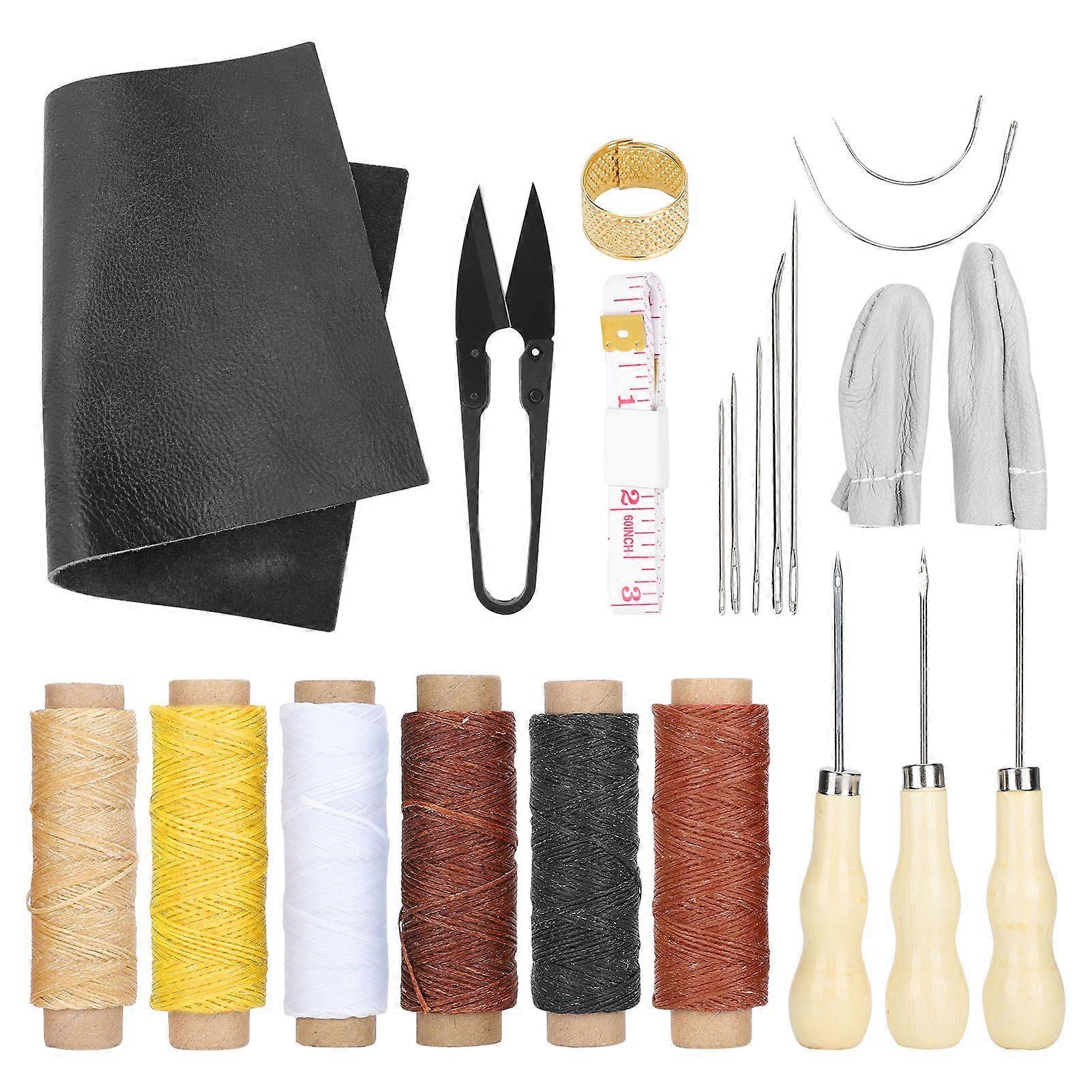 2025 Latest Model  22Pcs Leather Sewing Kit Repair Tools Needles Thread