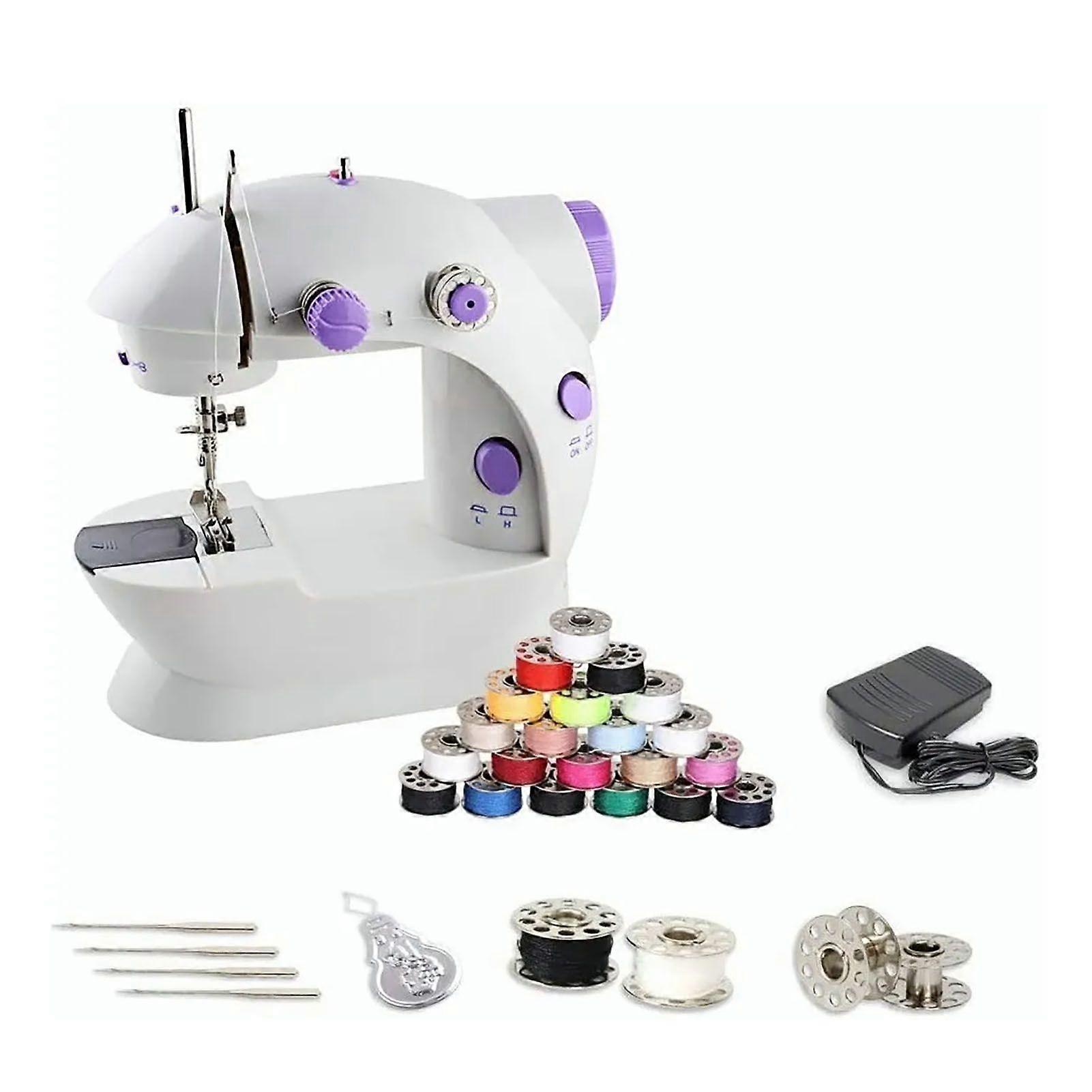 2025 Latest Model  Mini Sewing Machine LED Light Battery Powered Plastic