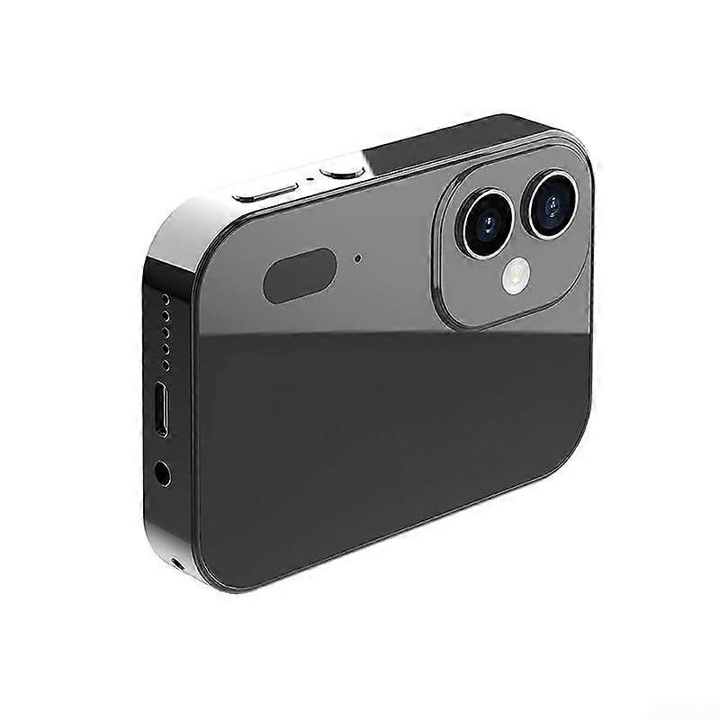 4K Triple Camera with Touchscreen for Autofocus and Live Streaming with Night Vision Function (Black)