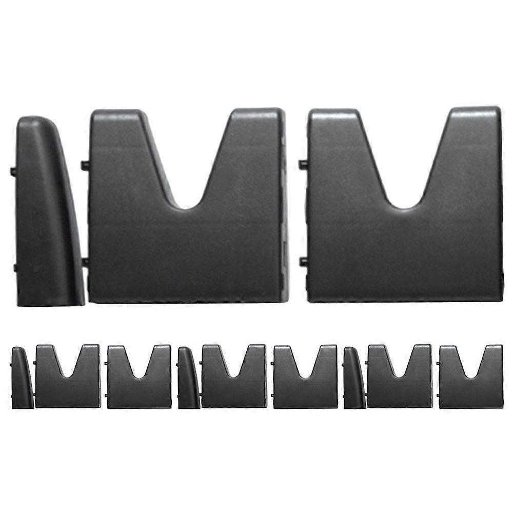 Car Organizer Blocks Trunk Storage Organizer Item Securing Rectangular Plastic 10.00X10.00X3.00Cm Tool Free Installation 2 Sets