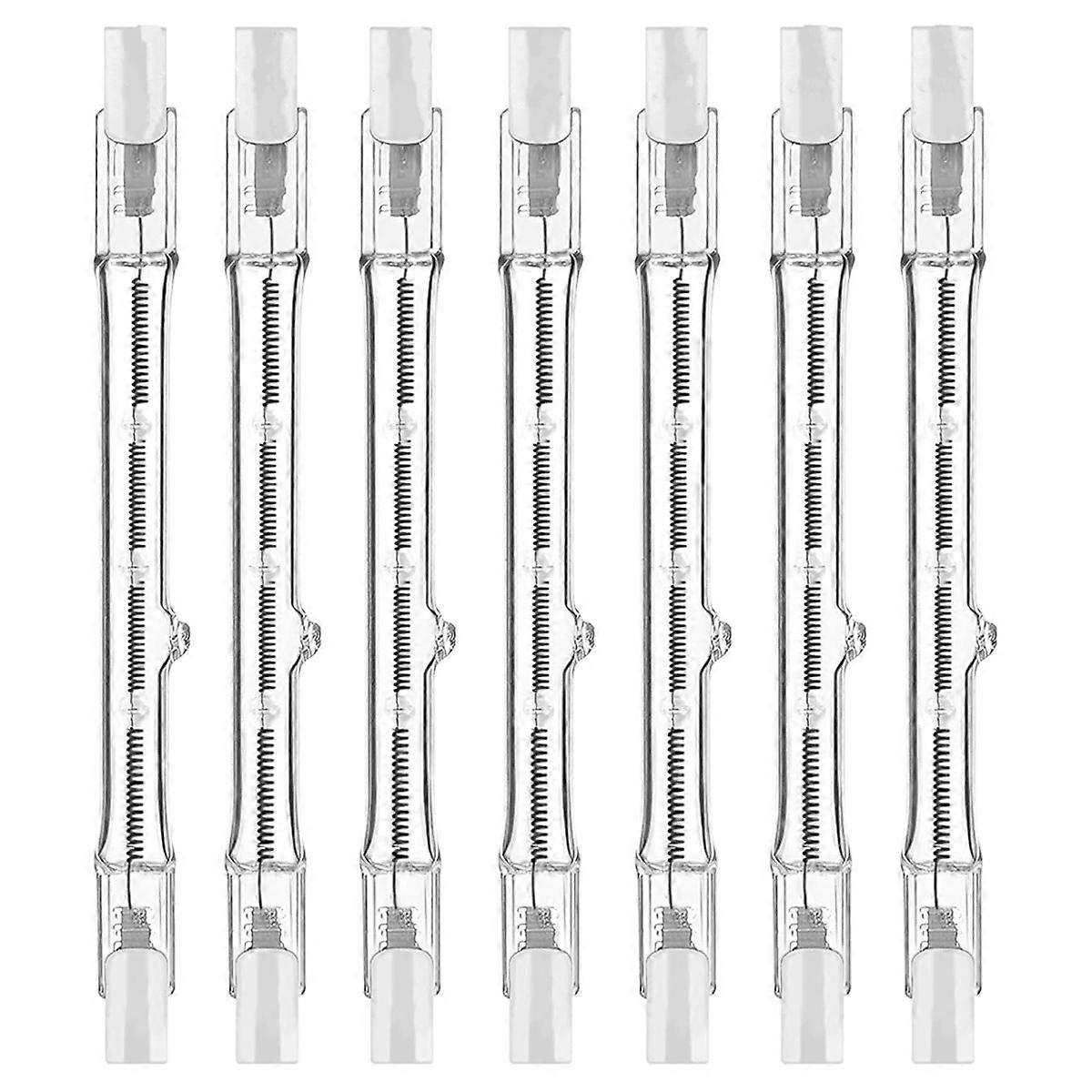 R7s Halogen Light Bulbs, 7 Packs R7s Bulb 118mm Dimmable 230V Halogen Bulbs, Tungsten Linear Light Bulb 150W
