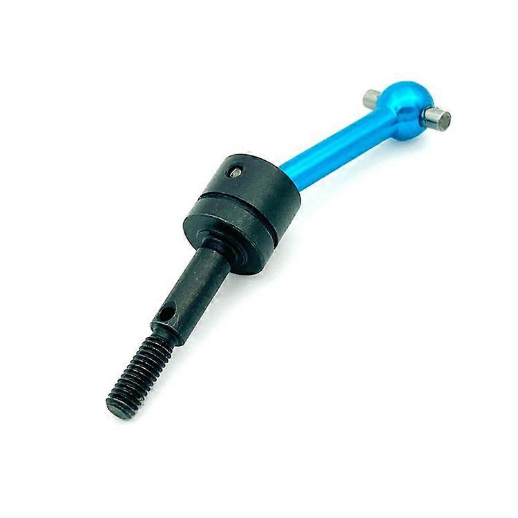 1pcs Metal Dogbone Universal Joint CVD Drive Shaft for 1/10 TT01 TT02 RC Crawler Car Modification Part (Blue)